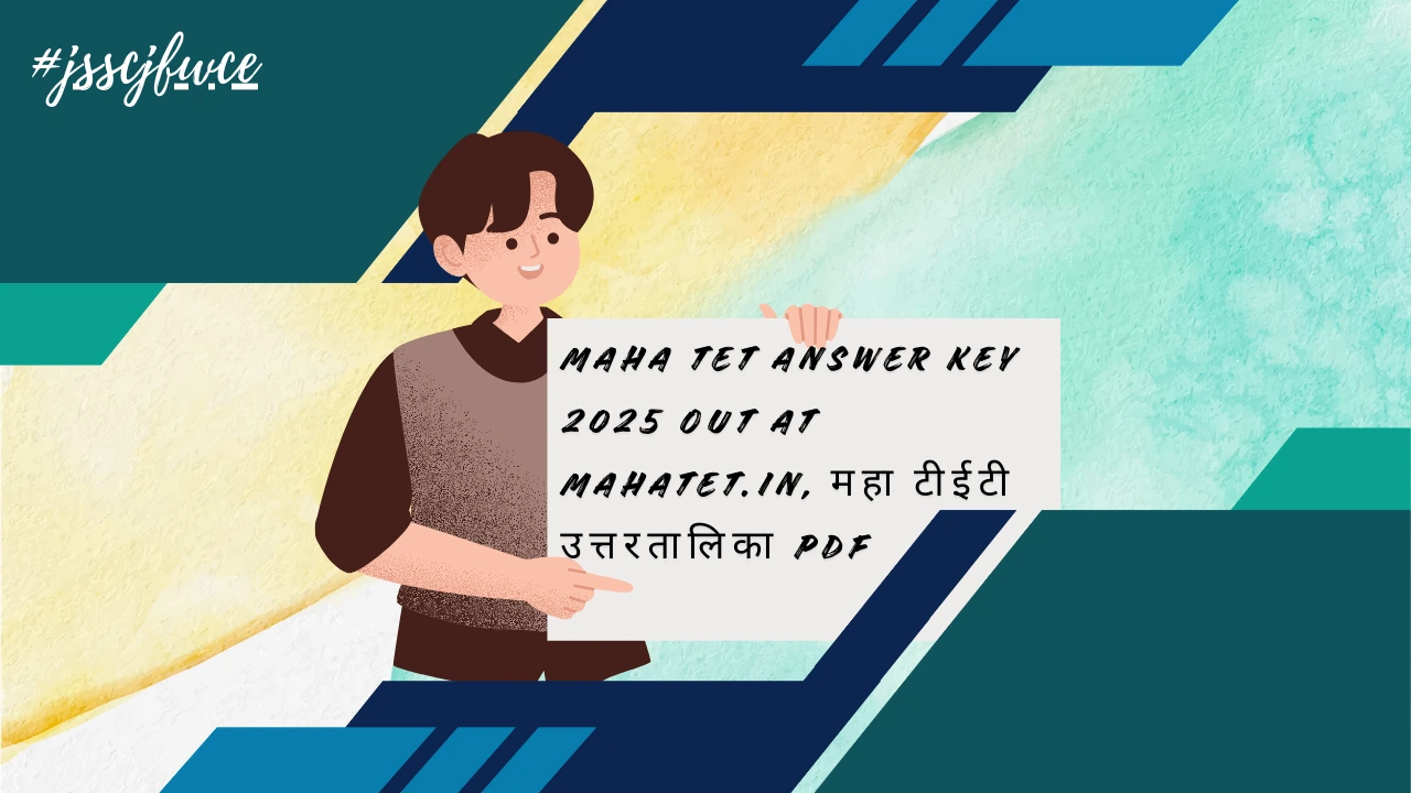 MAHA TET Answer Key 2025 Out