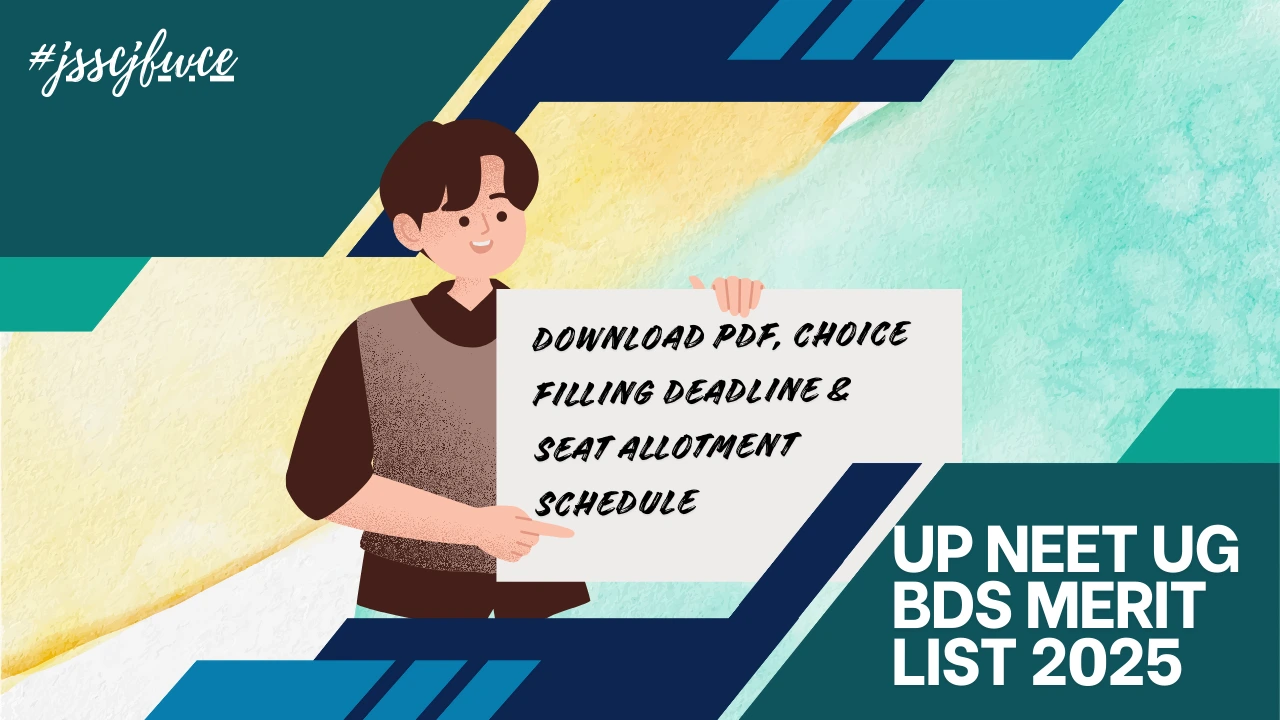 UP NEET UG BDS Merit List 2025 Round 5 (Released)
