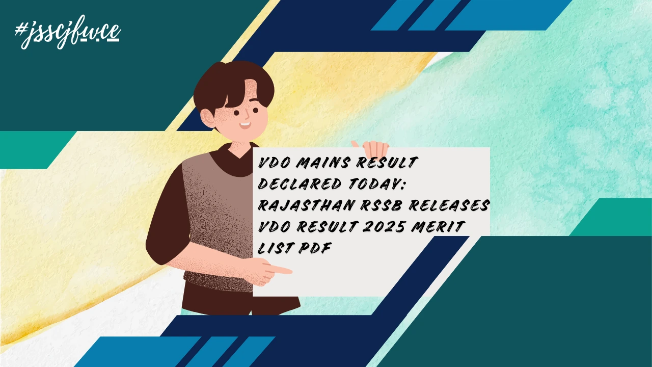 VDO Mains Result Declared Today